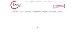 Desktop Screenshot of exact-ohg.de